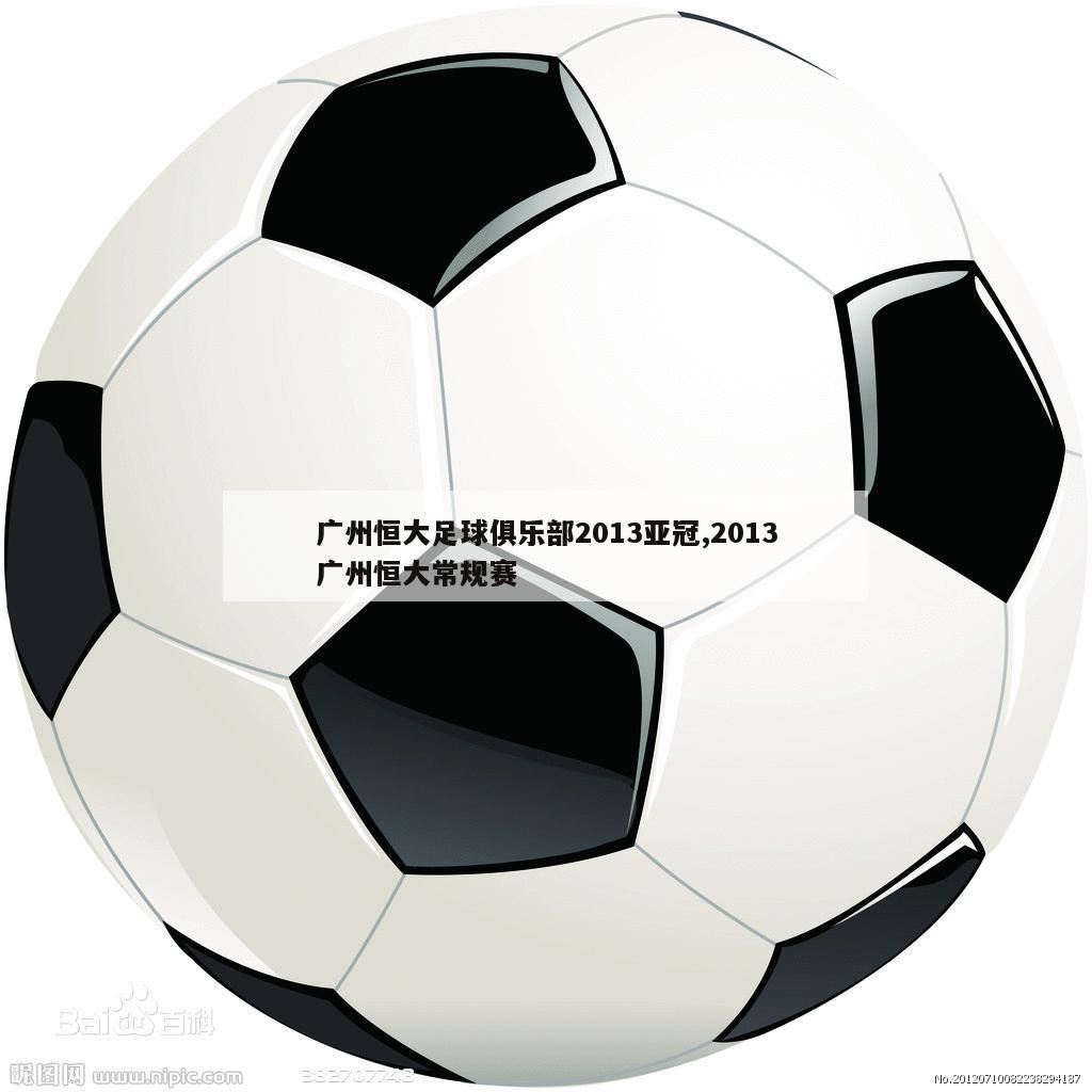广州恒大足球俱乐部2013亚冠,2013广州恒大常规赛